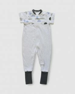 Promo 🔥 Plum Sleepsuit Walker 1.0 TOG - Babies Grey Clouds 🔥