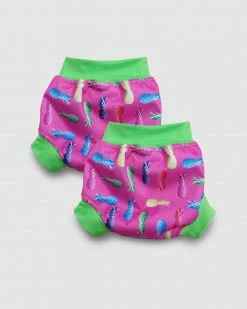 Top 10 😉 Plum Swim Nappy 2-Pack - Babies PINK 😍