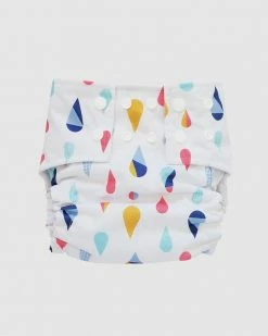 Best deal 🔥 Plum Cloth Nappy & Bamboo Liner - Babies Raindrop 🎉