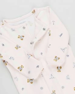 Flash Sale 🤩 Polo Ralph Lauren Bear Gown-One Piece-Gown Pink Multi 😍 -Baby Online store http3A2F2Fstatic.theiconic.com .au2Fp2Fpolo ralph lauren 2385 8000131 3