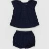 Promo 🤩 Polo Ralph Lauren Eyelet Short Set - Babies French Navy 🔥