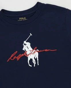 Hot Sale 😍 Polo Ralph Lauren Ss Graph Tee-Knit 👚 Shirts-T-Shirt Cruise Navy 🔥 -Baby Online store http3A2F2Fstatic.theiconic.com .au2Fp2Fpolo ralph lauren 3281 3499031 3