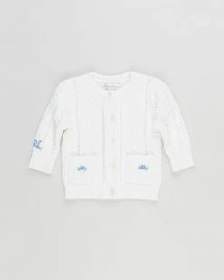 Coupon 🛒 Polo Ralph Lauren Pointel Card-Tops-Sweater White ✔️