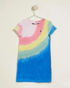 Buy 😉 Polo Ralph Lauren Jersey T-Shirt 👗 Dress - Babies-Kids Stripe Tie Dye 🎁