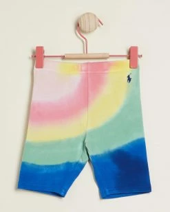 Promo 🥰 Polo Ralph Lauren Jersey Biker Shorts - Babies-Kids Stripe Tie Dye 🎉
