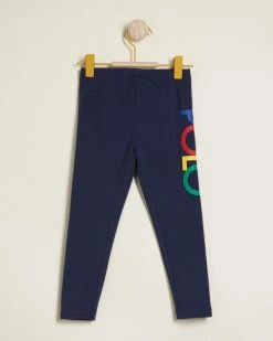 Promo 🥰 Polo Ralph Lauren Jersey Stretch Leggings - Babies-Kids French Navy 🛒