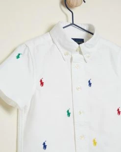 Budget 🛒 Polo Ralph Lauren Oxford Short Sleeve 👚 Shirt - Babies-Kids White 🌟 -Baby Online store http3A2F2Fstatic.theiconic.com .au2Fp2Fpolo ralph lauren 3757 1223841 3