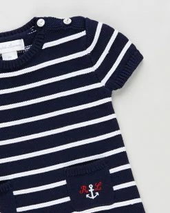 Outlet ⌛ Polo Ralph Lauren Sweater Romper - Babies French Navy Multi 😍 -Baby Online store http3A2F2Fstatic.theiconic.com .au2Fp2Fpolo ralph lauren 4573 5699031 3