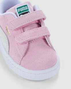 New 🎁 Puma Suede Classic XXI Self-Fastening Infant Pink Lady/White 🎁 -Baby Online store http3A2F2Fstatic.theiconic.com .au2Fp2Fpuma 1163 9953521 4