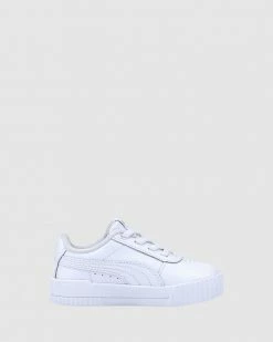 Best Sale 👏 Puma Carina L EL Infant White/White 🎉