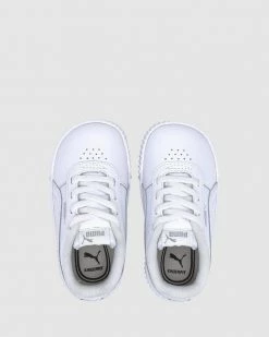 Best Sale 👏 Puma Carina L EL Infant White/White 🎉 -Baby Online store http3A2F2Fstatic.theiconic.com .au2Fp2Fpuma 1304 1406841 4