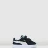 Top 10 🔔 Puma Suede Classic XXI Self-Fastening Infant Black/White ⭐