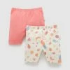 Deals ❤️ Purebaby Bike Shorts - 2-Pack - Babies-Kids Tropical Fruits Print ⭐
