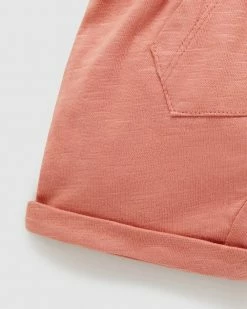 Best deal ✔️ Purebaby Slouchy Shorts - Babies Terra Cotta 👍 -Baby Online store http3A2F2Fstatic.theiconic.com .au2Fp2Fpurebaby 0036 7886331 4