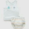 Buy 🌟 Purebaby Jelly Fish Set - Babies Rock Pool Stripe ❤️