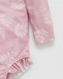 Cheap 👏 Purebaby Printed LS 🩱 Swimsuit - Babies-Kids Palm Leaf Print 😉 -Baby Online store http3A2F2Fstatic.theiconic.com .au2Fp2Fpurebaby 0064 0632041 3