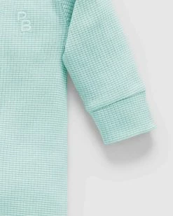 Best deal ✨ Purebaby Rib Growsuit - Babies Aquamarine Stripe ⭐ -Baby Online store http3A2F2Fstatic.theiconic.com .au2Fp2Fpurebaby 0073 6418531 4