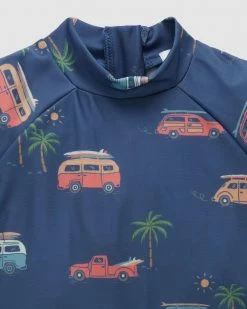 Discount 🎁 Purebaby Printed SS Rashie Set - Babies-Kids Coastal Cars Print ❤️ -Baby Online store http3A2F2Fstatic.theiconic.com .au2Fp2Fpurebaby 0083 9786331 2