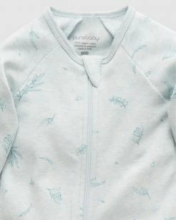 Promo 🔥 Purebaby Zip Growsuit - Babies Mint Eucalyptus 😀 -Baby Online store http3A2F2Fstatic.theiconic.com .au2Fp2Fpurebaby 0092 5268341 3