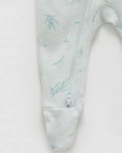 Promo 🔥 Purebaby Zip Growsuit - Babies Mint Eucalyptus 😀 -Baby Online store http3A2F2Fstatic.theiconic.com .au2Fp2Fpurebaby 0099 5268341 4