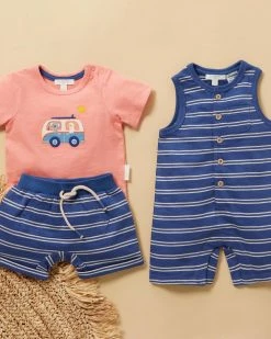 Brand new ✨ Purebaby Road Trip Set - Babies Deep Sea Stripe 🤩 -Baby Online store http3A2F2Fstatic.theiconic.com .au2Fp2Fpurebaby 0173 7100741 5