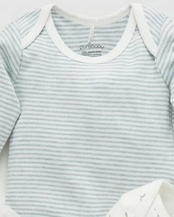 Discount ✔️ Purebaby 2-Pack Easy Neck LS Bodysuit - Babies Eucalyptus Pack 💯 -Baby Online store http3A2F2Fstatic.theiconic.com .au2Fp2Fpurebaby 0417 2368341 3