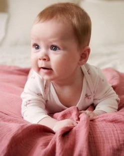 Hot Sale 🌟 Purebaby Crinkle Muslin Blanket - Babies Crabapple ❤️ -Baby Online store http3A2F2Fstatic.theiconic.com .au2Fp2Fpurebaby 0450 9368341 4