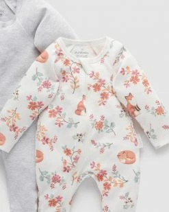 Coupon 🤩 Purebaby Digital Print Zip Growsuit 2-Pack - Babies Resting Fox 😀 -Baby Online store http3A2F2Fstatic.theiconic.com .au2Fp2Fpurebaby 0607 8086051 3
