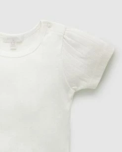 Best deal 👍 Purebaby Pointelle Short Sleeve Tee - Babies-Kids Cloud 🧨 -Baby Online store http3A2F2Fstatic.theiconic.com .au2Fp2Fpurebaby 0720 6086051 3