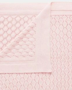 Outlet 🤩 Purebaby Eyelet Blanket - Babies Blush Pink Melange 🧨 -Baby Online store http3A2F2Fstatic.theiconic.com .au2Fp2Fpurebaby 0787 8976051 3
