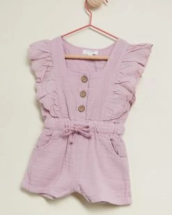 Outlet 🔔 Purebaby Ruffle Jumpsuit - Babies-Kids Grape 🌟 -Baby Online store http3A2F2Fstatic.theiconic.com .au2Fp2Fpurebaby 1582 8004731 3
