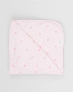 Flash Sale ❤️ Purebaby Bunny Rug - Babies Solid Pink Leaf 🥰