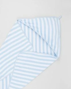 Outlet ✔️ Purebaby Hooded Towel Pale Blue Stripe 🧨 -Baby Online store http3A2F2Fstatic.theiconic.com .au2Fp2Fpurebaby 1983 199488 3