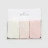 Best Pirce 🧨 Purebaby 🧦 Socks 3-Pack Pale Pink Pack 🎉