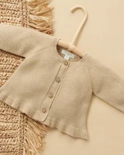 Top 10 🧨 Purebaby Ruffle Cardigan - Babies-Kids Camel Melange 😀 -Baby Online store http3A2F2Fstatic.theiconic.com .au2Fp2Fpurebaby 3109 1086331 5