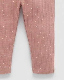 Outlet 🎉 Purebaby Basic Rib Leggings - Babies-Kids Mushroom Mini Spot 💯 -Baby Online store http3A2F2Fstatic.theiconic.com .au2Fp2Fpurebaby 3141 0086331 3