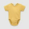 Hot Sale 💯 Purebaby Rib Short Sleeve Bodysuit - Babies Golden 👏