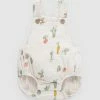 Brand new 🔥 Purebaby Overalls Romper - Babies Salad Print ⭐