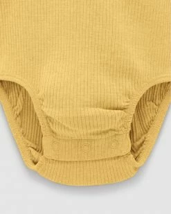 Hot Sale 💯 Purebaby Rib Short Sleeve Bodysuit - Babies Golden 👏 -Baby Online store http3A2F2Fstatic.theiconic.com .au2Fp2Fpurebaby 3814 9318531 4