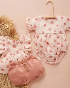 Brand new 🥰 Purebaby Strawberry 2-Piece Set - Babies Strawberry Delight Print 😉 -Baby Online store http3A2F2Fstatic.theiconic.com .au2Fp2Fpurebaby 3816 0632731 5