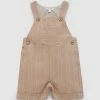 Brand new ⌛ Purebaby Linen Blend Overalls - Babies-Kids Taupe Stripe 💯