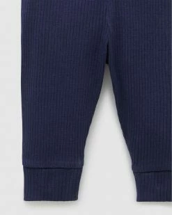 Outlet ⌛ Purebaby Rib Leggings - Babies-Kids Winter Navy 🔔 -Baby Online store http3A2F2Fstatic.theiconic.com .au2Fp2Fpurebaby 3842 0518531 4