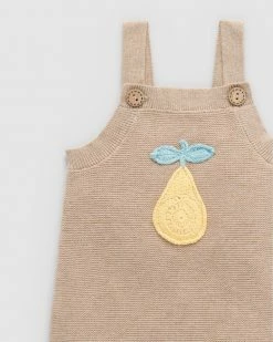 Best Pirce ⭐ Purebaby Knitted Overalls - Babies Taupe Melange ✔️ -Baby Online store http3A2F2Fstatic.theiconic.com .au2Fp2Fpurebaby 3849 3586331 3