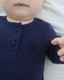 Wholesale ❤️ Purebaby Rib Growsuit - Babies Winter Navy 💯 -Baby Online store http3A2F2Fstatic.theiconic.com .au2Fp2Fpurebaby 3904 4418531 5