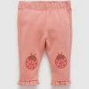 Deals ⭐ Purebaby Lady Bird Leggings - Babies Apricot ⌛