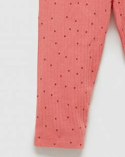 Budget 👏 Purebaby Basic Rib Leggings - Babies-Kids Watermelon Mini Spot 🧨 -Baby Online store http3A2F2Fstatic.theiconic.com .au2Fp2Fpurebaby 3915 9976331 3