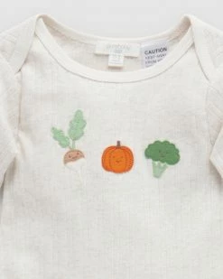 Top 10 🌟 Purebaby Veggies Growsuit - Babies Oatmeal Melange 🧨 -Baby Online store http3A2F2Fstatic.theiconic.com .au2Fp2Fpurebaby 3926 5186331 4