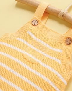 Hot Sale 🛒 Purebaby Knitted Overalls - Babies Sunny Day Stripe 🛒 -Baby Online store http3A2F2Fstatic.theiconic.com .au2Fp2Fpurebaby 3945 9386331 6