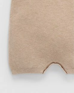 Best Pirce ⭐ Purebaby Knitted Overalls - Babies Taupe Melange ✔️ -Baby Online store http3A2F2Fstatic.theiconic.com .au2Fp2Fpurebaby 3971 3586331 4