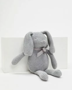 Outlet 😍 Purebaby Knitted Rabbit Grey 🛒